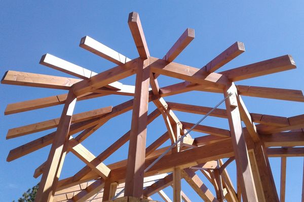 Colorado-Springs-Timber-Home-Construction-Framing