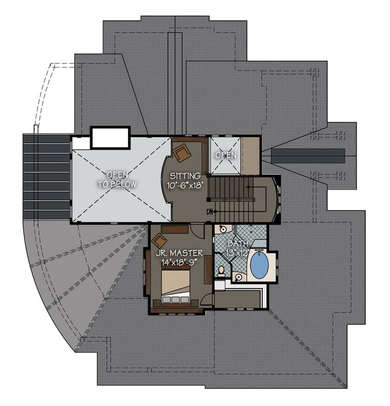 Living space: 756 sq. ft.