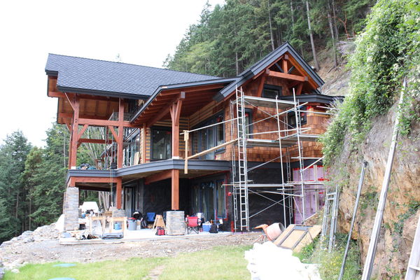Whytecliff-Bowen-Island-British-Columbia-Construction-Fireplace