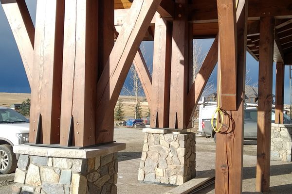 Okotoks-Home-Alberta-Canadian-Timberframes-Construction-Timber-Detail