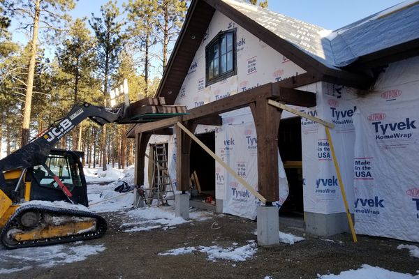 Pagosa-Springs-Timber-Frame-Construction-Colorado-Raising