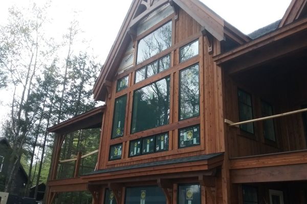 Meredith-Bay-New-Hampshire-Canadian-Timberframes-Construction-Rear-Balcony