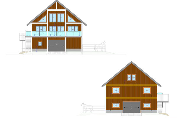 Pemberton-Timber-Frame-Barn-Canadian-Timberframes-Design-South-Elevation