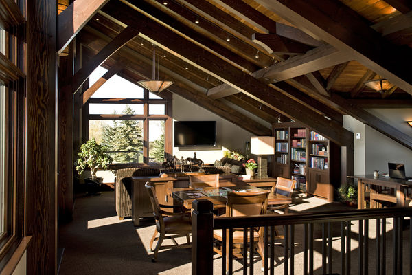 Blue-Stone-Contemporary-Timber-Frame-Alberta-Canadian-Timberframes-Kitchen