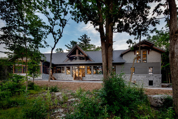 Bay-of-Quinte-Timber-Home-Ontario-Canadian-Timberframes-Completed-Exterior-Rear