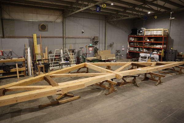 Alpine-Valley-Resort-Wisconsin-Canadian-Timberframes-Production-Test-Fit