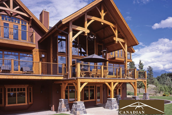 Osprey-Point-Invermere=British-Columbia-Canadian-Timberframes-Rear-Deck