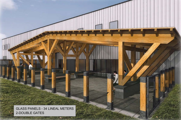 Richardson-Camp-Fort-McMurray-Alberta-Canadian-Timberframes-Design-3D-Parallel-Truss
