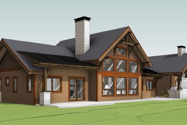 The-Bend-Oregon-Canadian-Timberframes-Design-rear-Right-Elevation