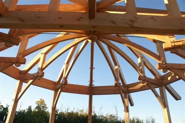 Woodland-Alberta-Canadian-Timberframes-Raised-Timber-Frame-Rotunda