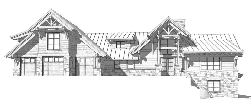 Columbia-Valley-Canadian-Timberframes-Design-Front-Elevation